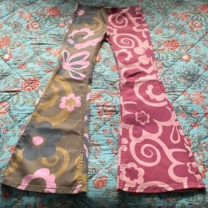 Split Design Bell Bottoms